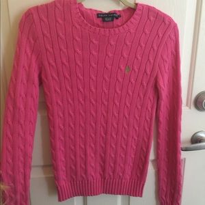 Ralph Lauren Hot Pink Sweater!!